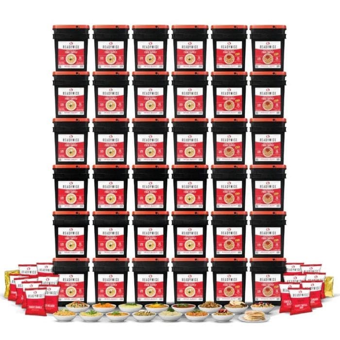 Comida liofilizada Reserva para un año (4.320 Porciones)