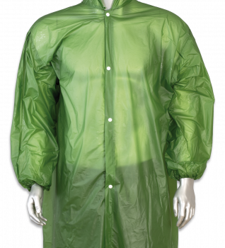 Chubasquero Impermeable Barbaric Verde Talla única. Peso 250gr
